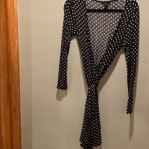 H&M Polka Dot Wrap Dress Ultra Soft
